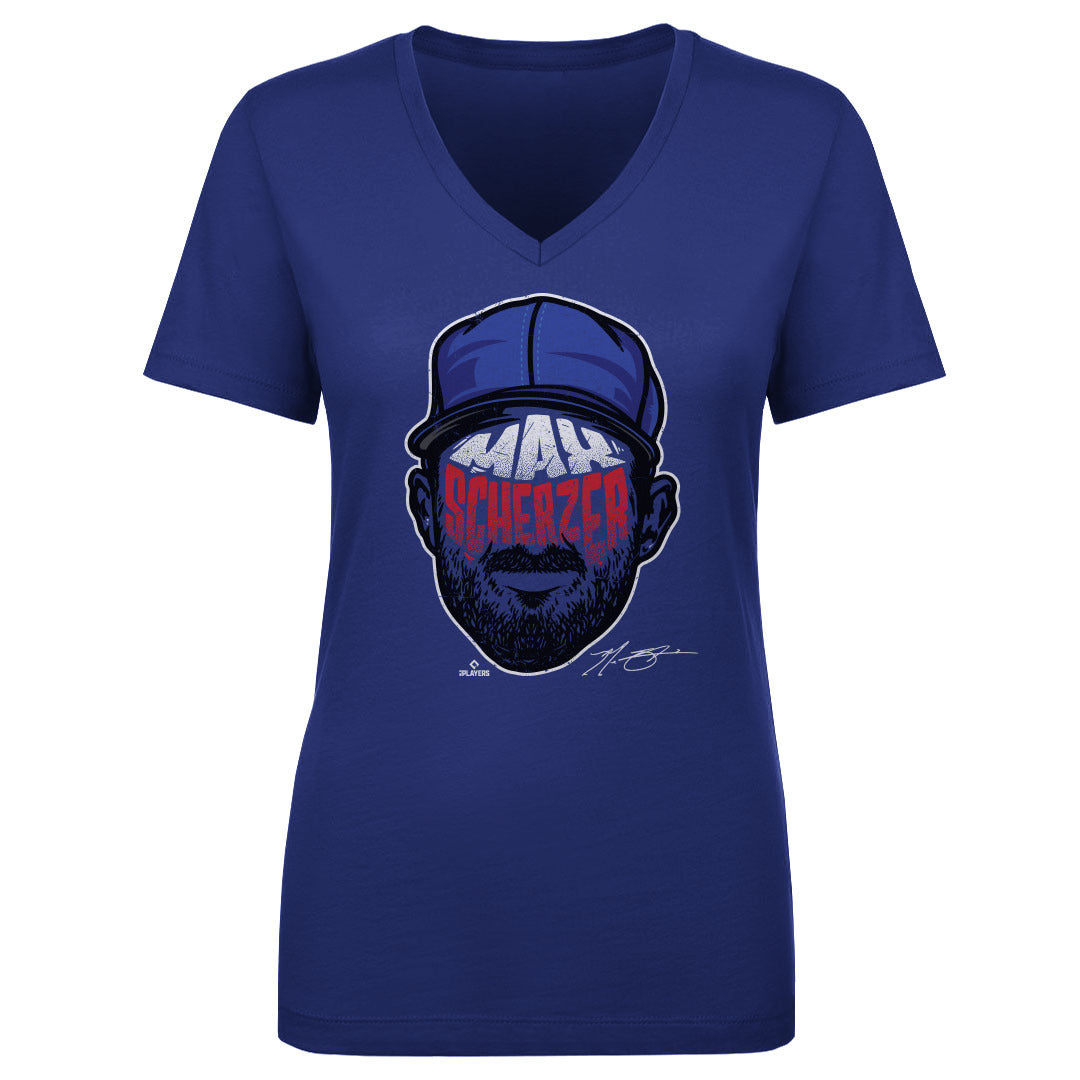 Max Scherzer Women&#39;s V-Neck T-Shirt | 500 LEVEL