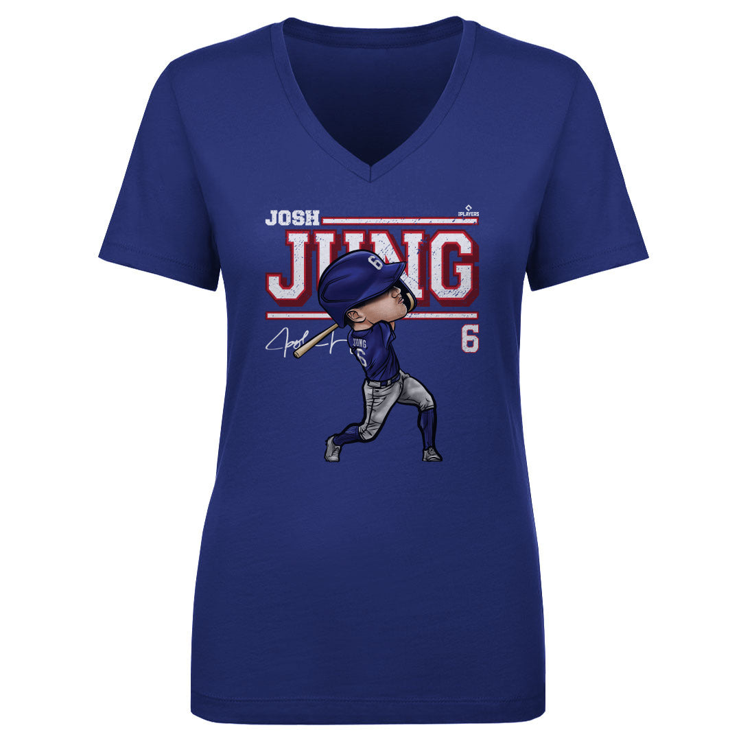 Josh Jung Women&#39;s V-Neck T-Shirt | 500 LEVEL