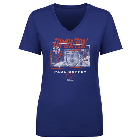 Paul Coffey Women's V-Neck T-Shirt | 500 LEVEL