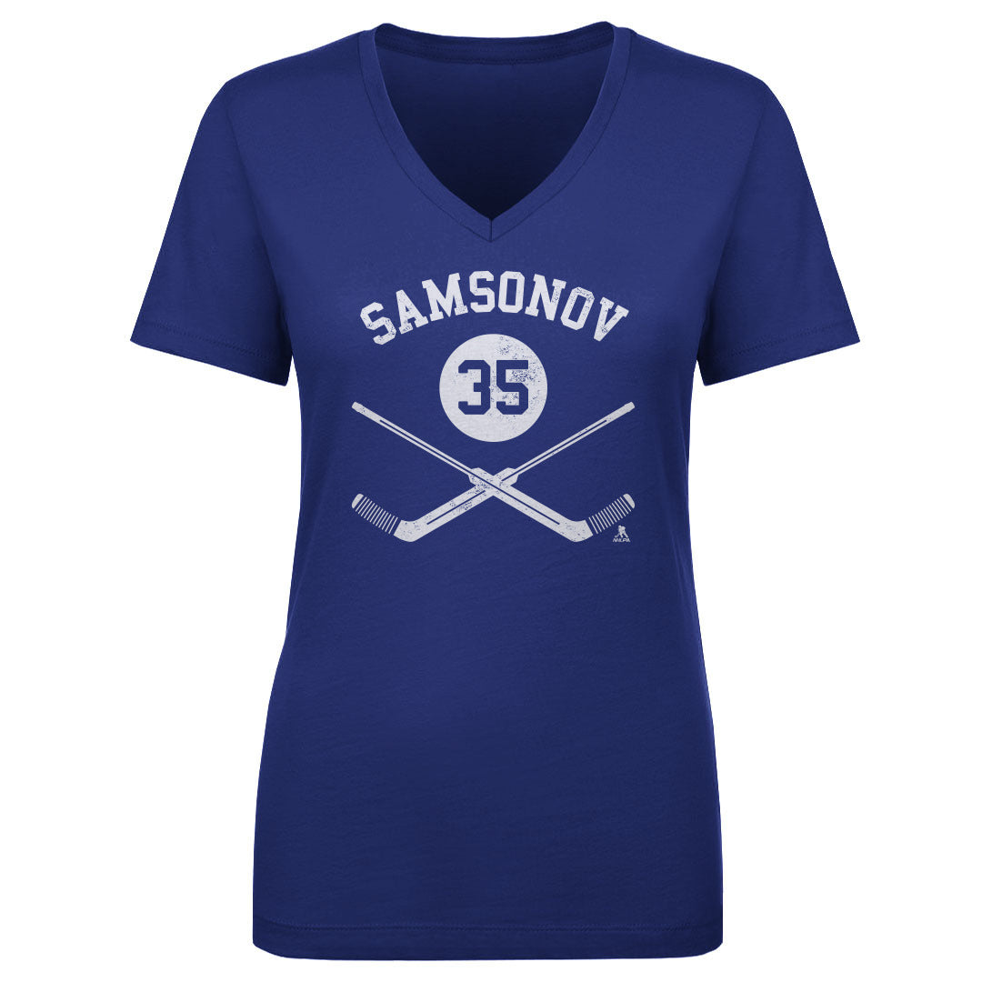 Ilya Samsonov Women&#39;s V-Neck T-Shirt | 500 LEVEL