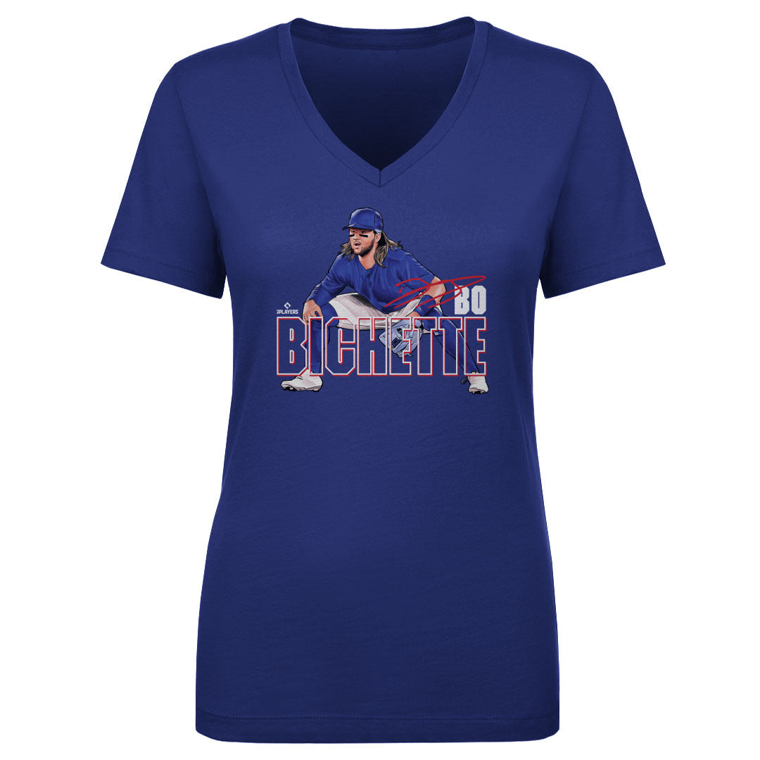 Bo Bichette Women's V-Neck T-Shirt | 500 LEVEL