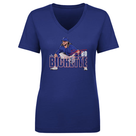 Bo Bichette Women's V-Neck T-Shirt | 500 LEVEL