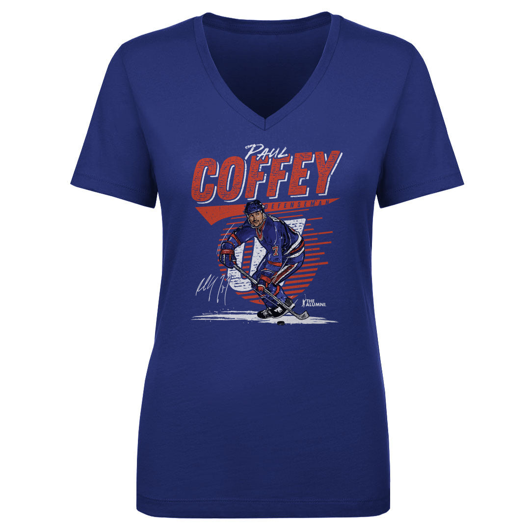 Paul Coffey Women's V-Neck T-Shirt | 500 LEVEL