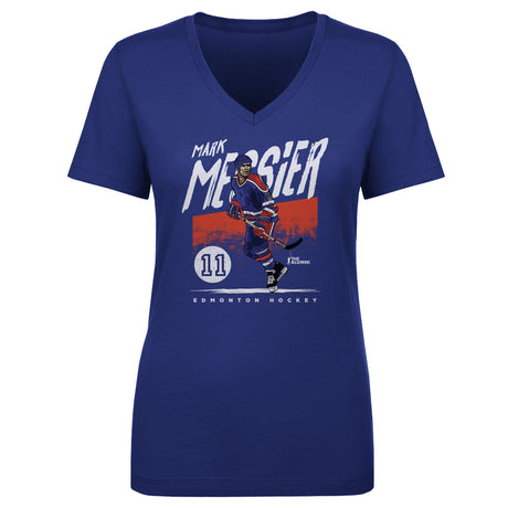 Mark Messier Women's V-Neck T-Shirt | 500 LEVEL