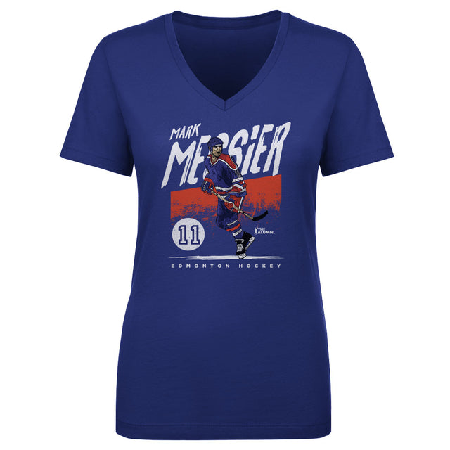 Mark Messier Women's V-Neck T-Shirt | 500 LEVEL
