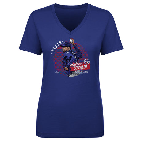 Nathan Eovaldi Women's V-Neck T-Shirt | 500 LEVEL