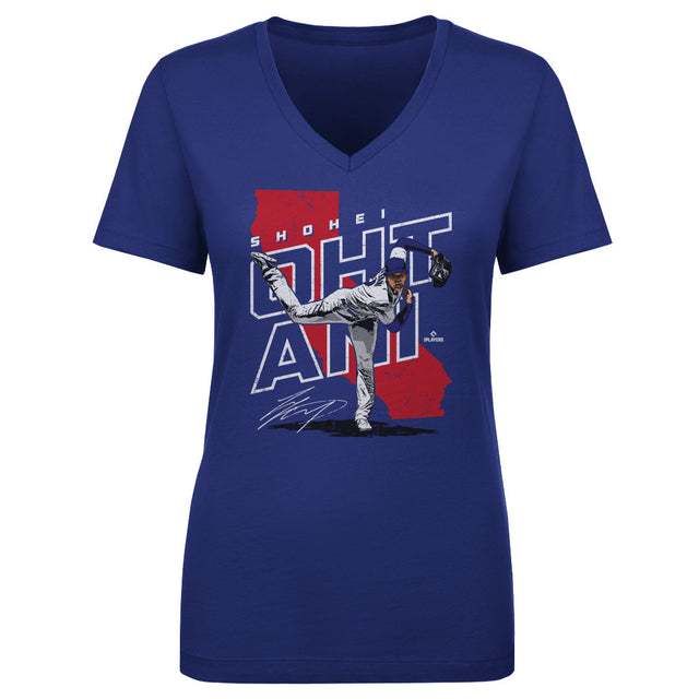 Shohei Ohtani Women's V-Neck T-Shirt | 500 LEVEL