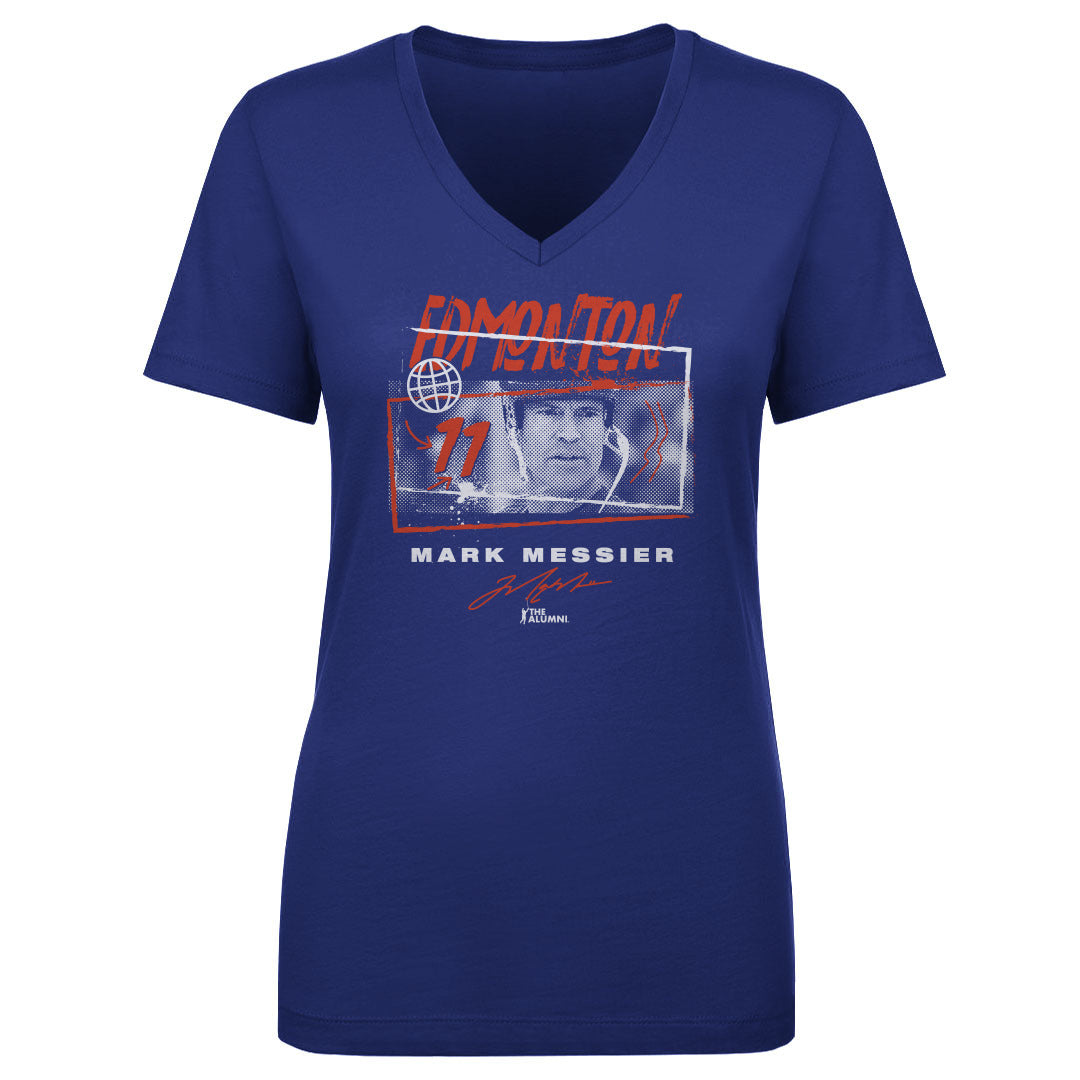 Mark Messier Women's V-Neck T-Shirt | 500 LEVEL