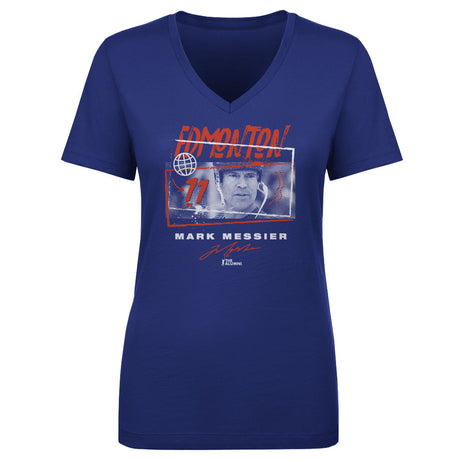 Mark Messier Women's V-Neck T-Shirt | 500 LEVEL