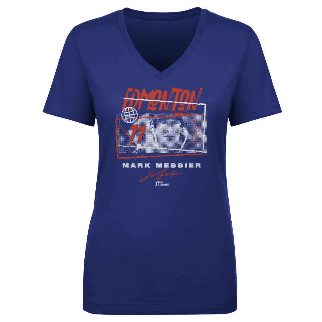 Mark Messier Women&#39;s V-Neck T-Shirt | 500 LEVEL