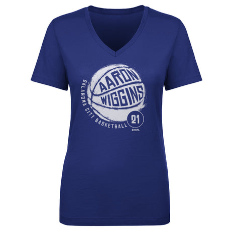 Aaron Wiggins Women's V-Neck T-Shirt | 500 LEVEL