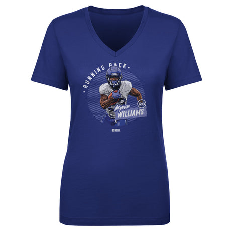 Kyren Williams Women's V-Neck T-Shirt | 500 LEVEL