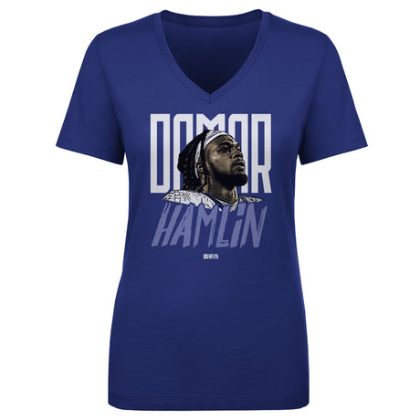 Damar Hamlin Women's V-Neck T-Shirt | 500 LEVEL