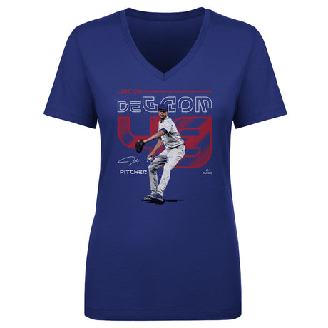 Jacob deGrom Women's V-Neck T-Shirt | 500 LEVEL