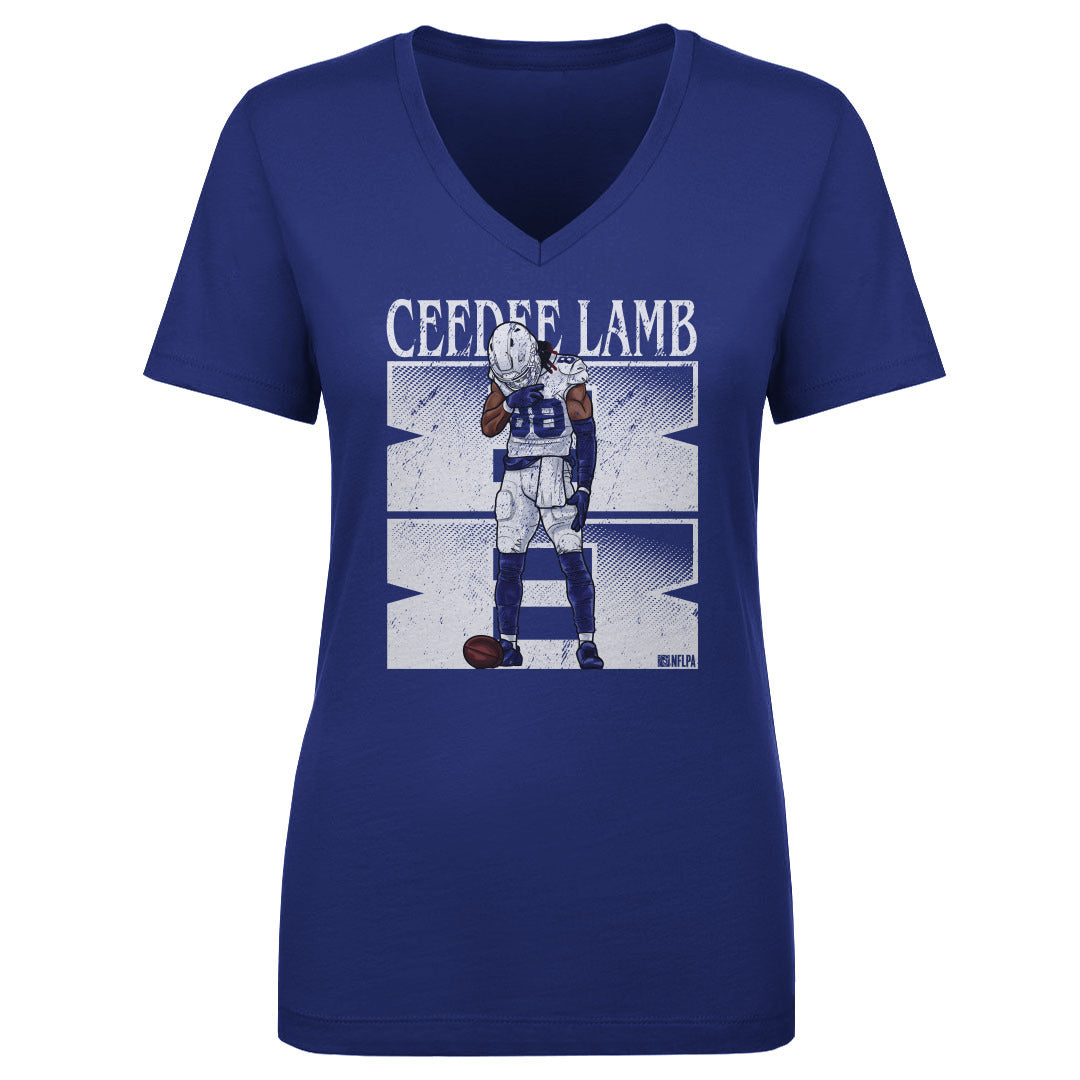 CeeDee Lamb Women's V-Neck T-Shirt | 500 LEVEL