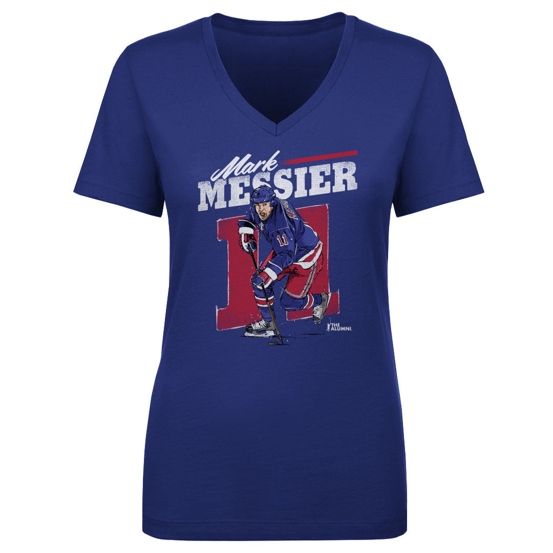 Mark Messier Women's V-Neck T-Shirt | 500 LEVEL