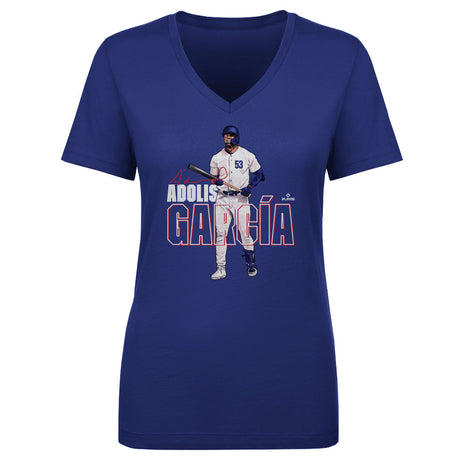 Adolis Garcia Women's V-Neck T-Shirt | 500 LEVEL