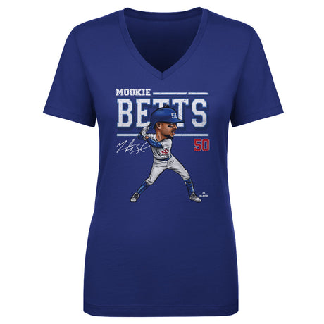 Mookie Betts Women's V-Neck T-Shirt | 500 LEVEL