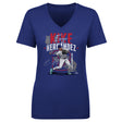 Enrique Hernandez Women's V-Neck T-Shirt | 500 LEVEL