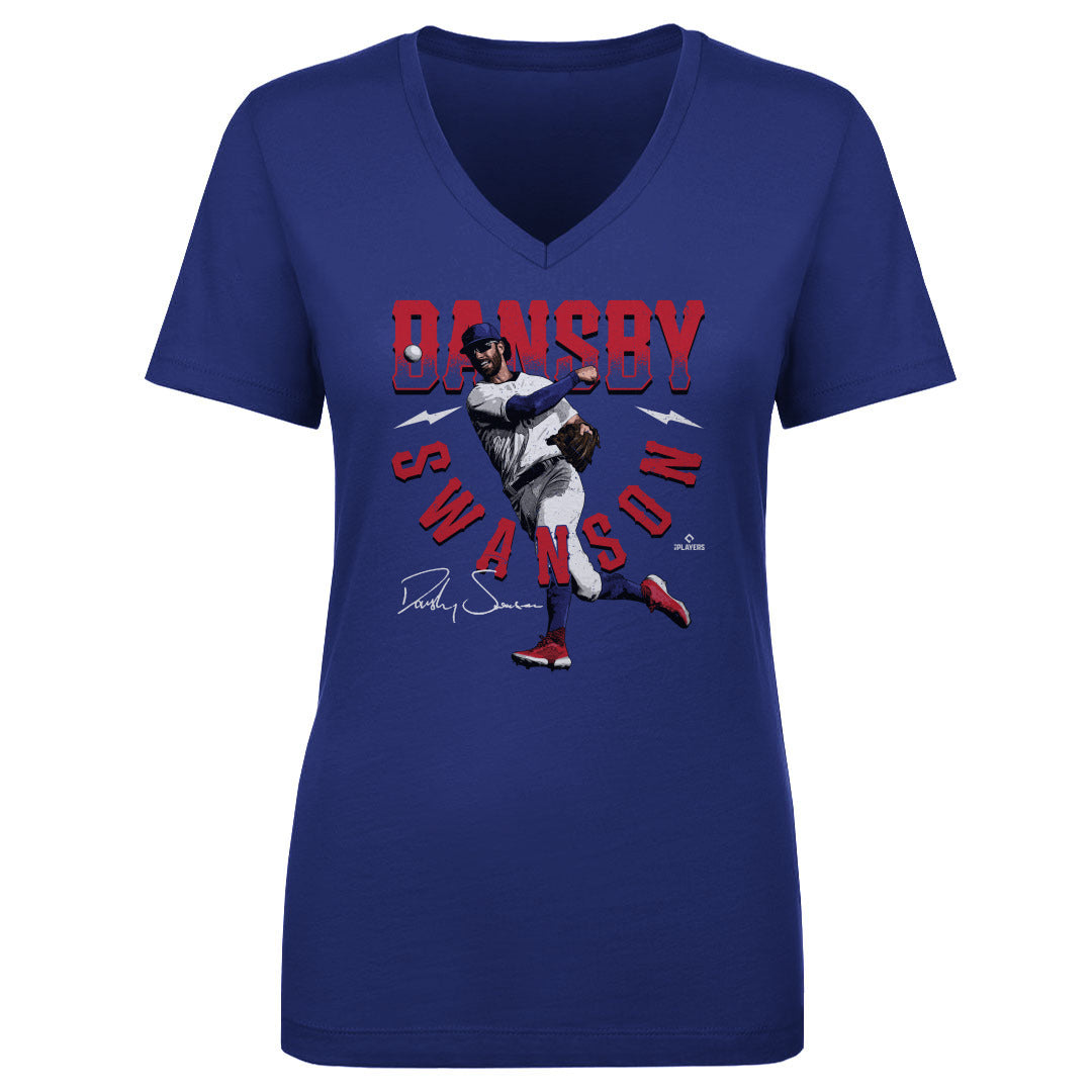 Dansby Swanson Women's V-Neck T-Shirt | 500 LEVEL