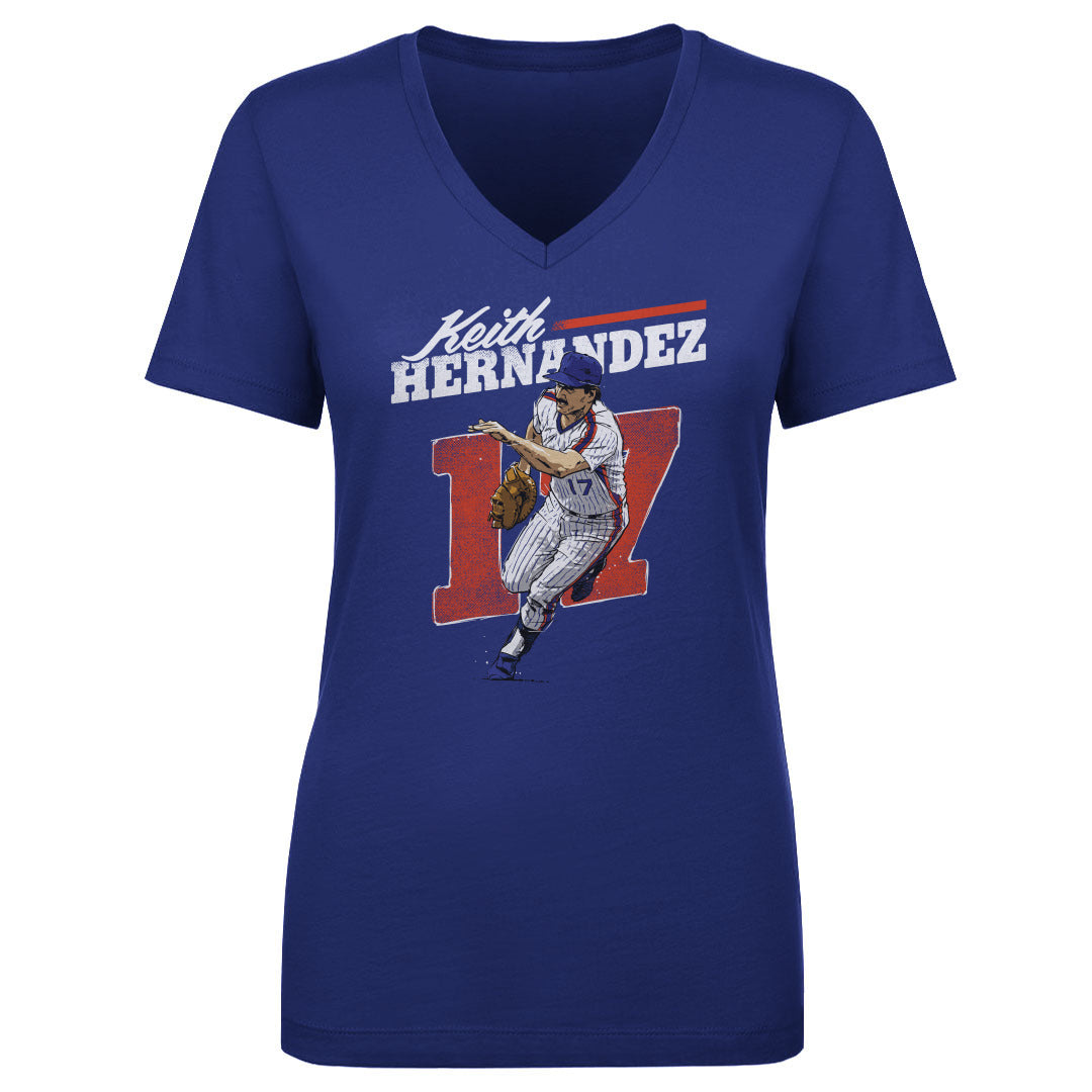 Keith Hernandez Women's V-Neck T-Shirt | 500 LEVEL