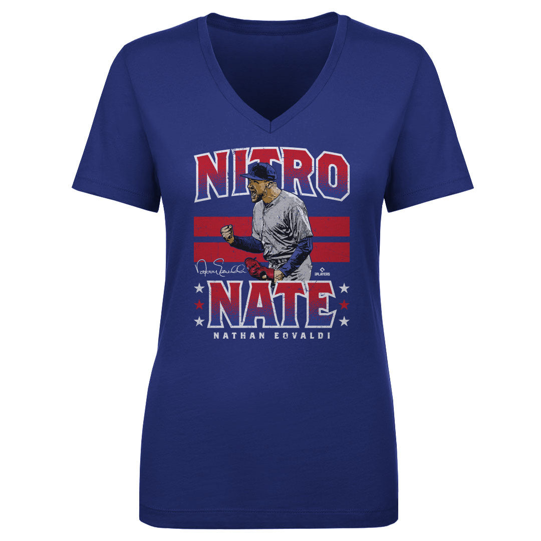Nathan Eovaldi Women's V-Neck T-Shirt | 500 LEVEL
