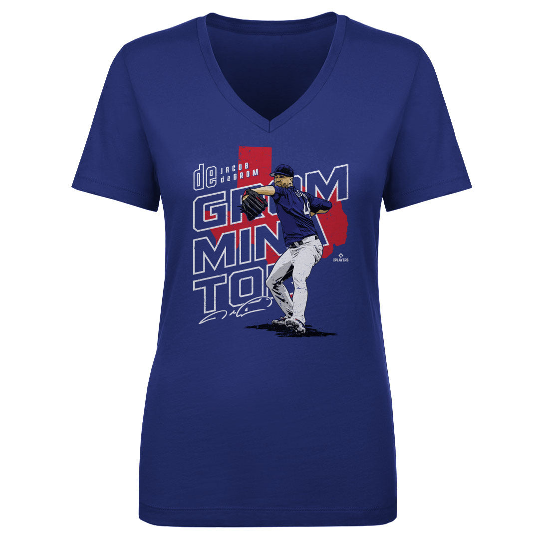 Jacob deGrom Women's V-Neck T-Shirt | 500 LEVEL
