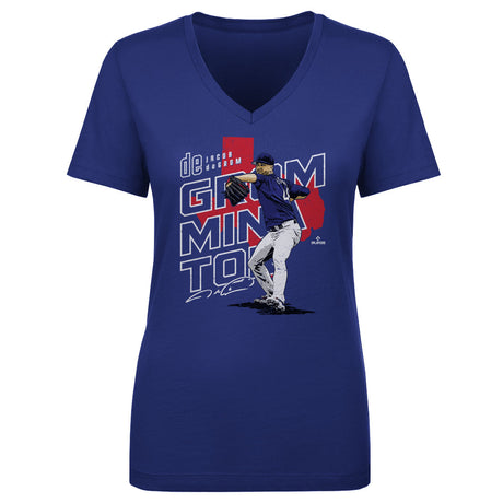 Jacob deGrom Women's V-Neck T-Shirt | 500 LEVEL