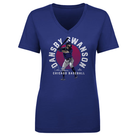 Dansby Swanson Women's V-Neck T-Shirt | 500 LEVEL