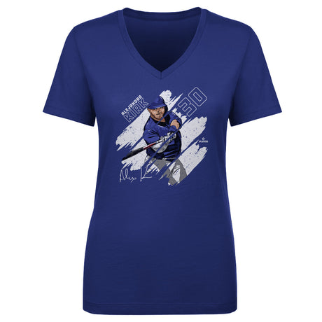 Alejandro Kirk Women's V-Neck T-Shirt | 500 LEVEL