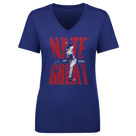 Nathan Eovaldi Women's V-Neck T-Shirt | 500 LEVEL