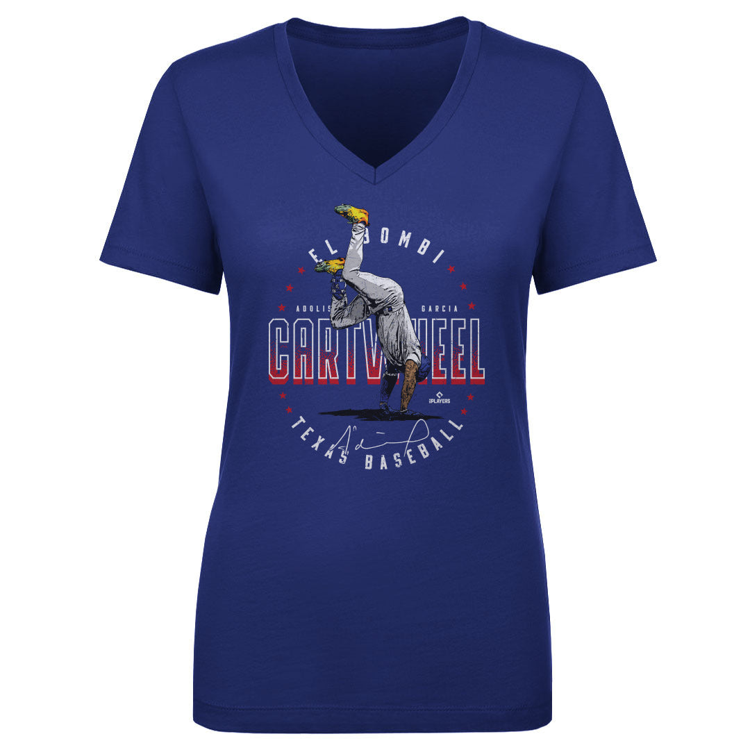 Adolis Garcia Women&#39;s V-Neck T-Shirt | 500 LEVEL