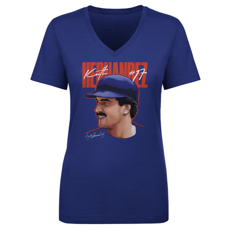 Keith Hernandez Women's V-Neck T-Shirt | 500 LEVEL