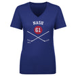 Rick Nash Women's V-Neck T-Shirt | 500 LEVEL