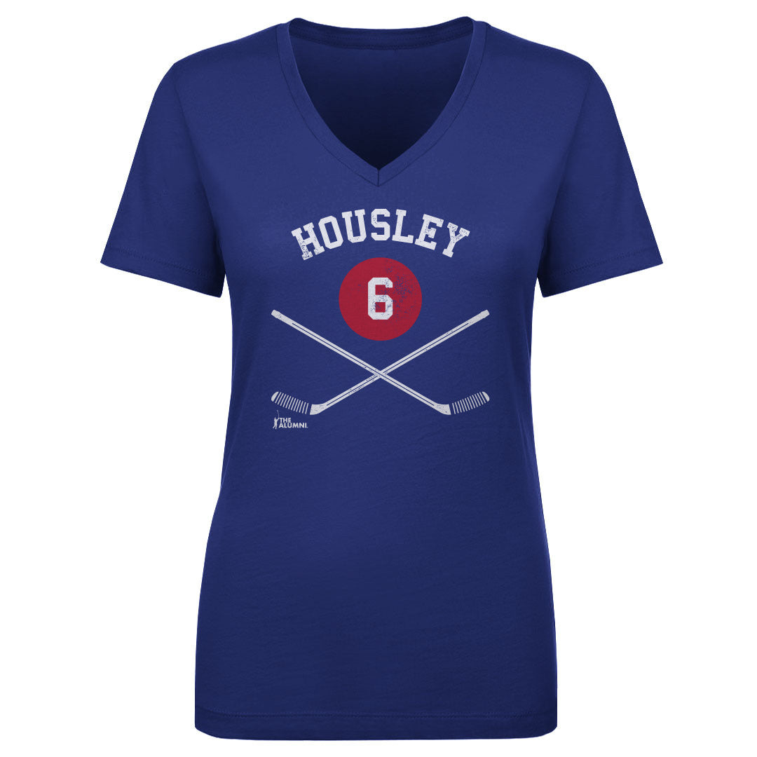 Phil Housley Women&#39;s V-Neck T-Shirt | 500 LEVEL