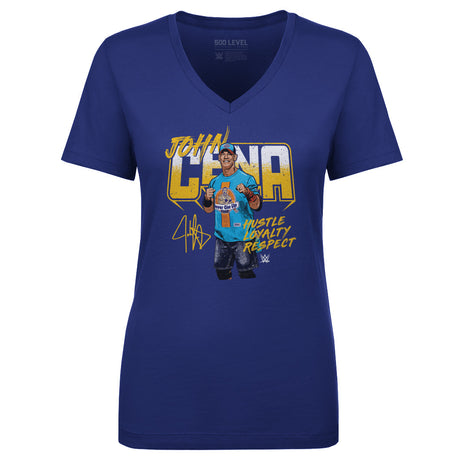 John Cena Women's V-Neck T-Shirt | 500 LEVEL