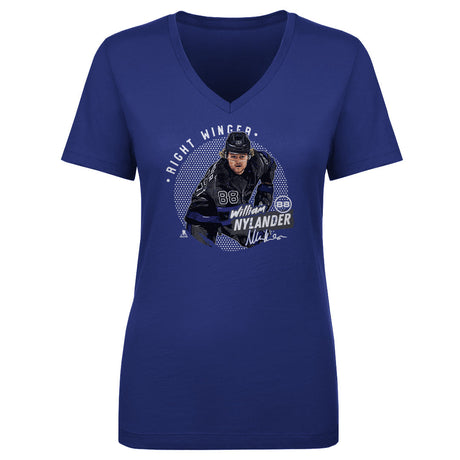 William Nylander Women's V-Neck T-Shirt | 500 LEVEL