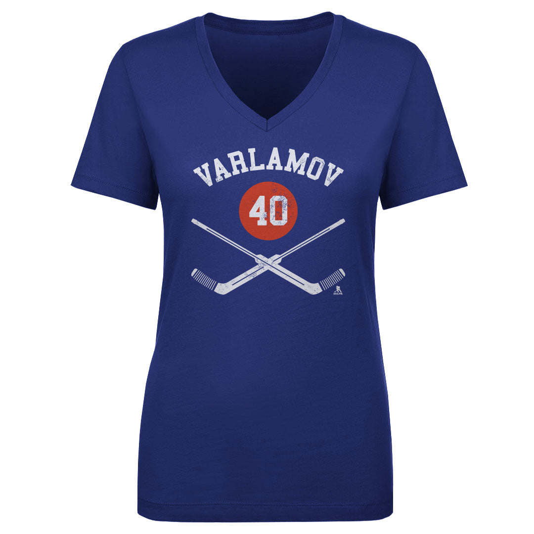 Semyon Varlamov Women&#39;s V-Neck T-Shirt | 500 LEVEL