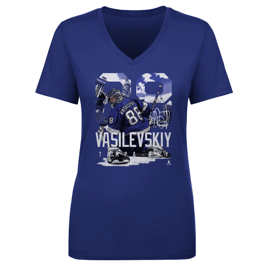 Andrei Vasilevskiy Women's V-Neck T-Shirt | 500 LEVEL