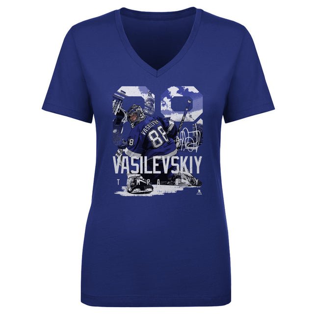 Andrei Vasilevskiy Women's V-Neck T-Shirt | 500 LEVEL
