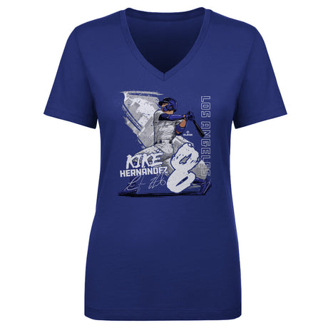 Enrique Hernandez Women's V-Neck T-Shirt | 500 LEVEL