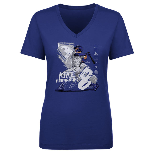 Enrique Hernandez Women's V-Neck T-Shirt | 500 LEVEL