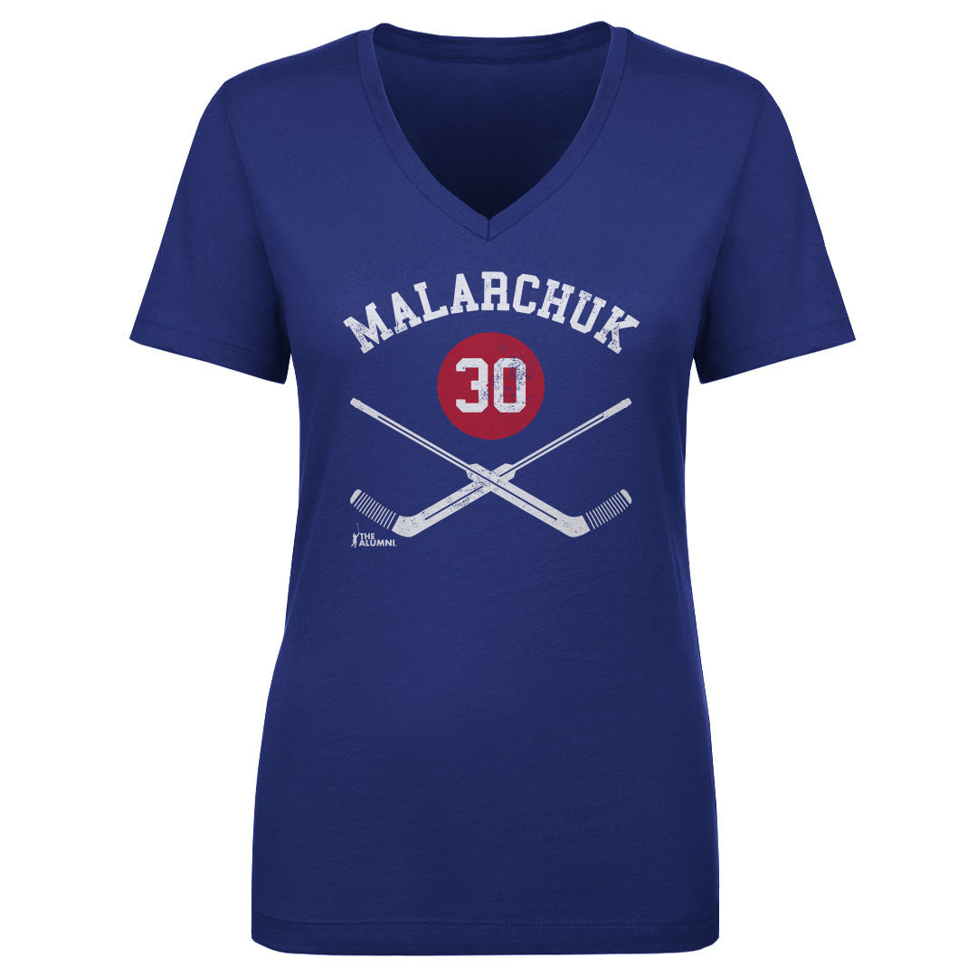 Clint Malarchuk Women&#39;s V-Neck T-Shirt | 500 LEVEL
