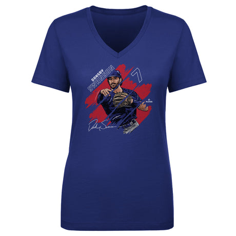 Dansby Swanson Women's V-Neck T-Shirt | 500 LEVEL
