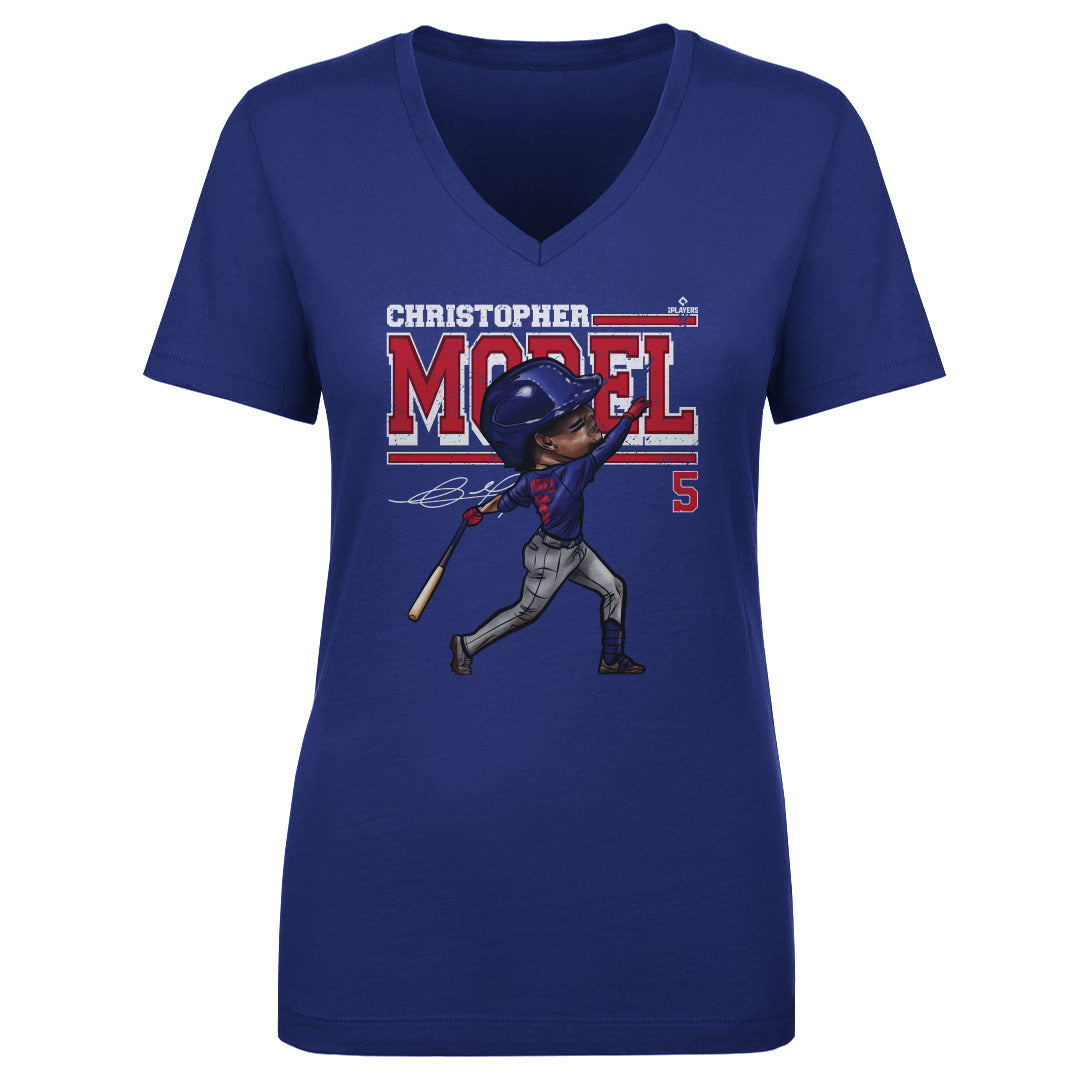 Christopher Morel Women&#39;s V-Neck T-Shirt | 500 LEVEL
