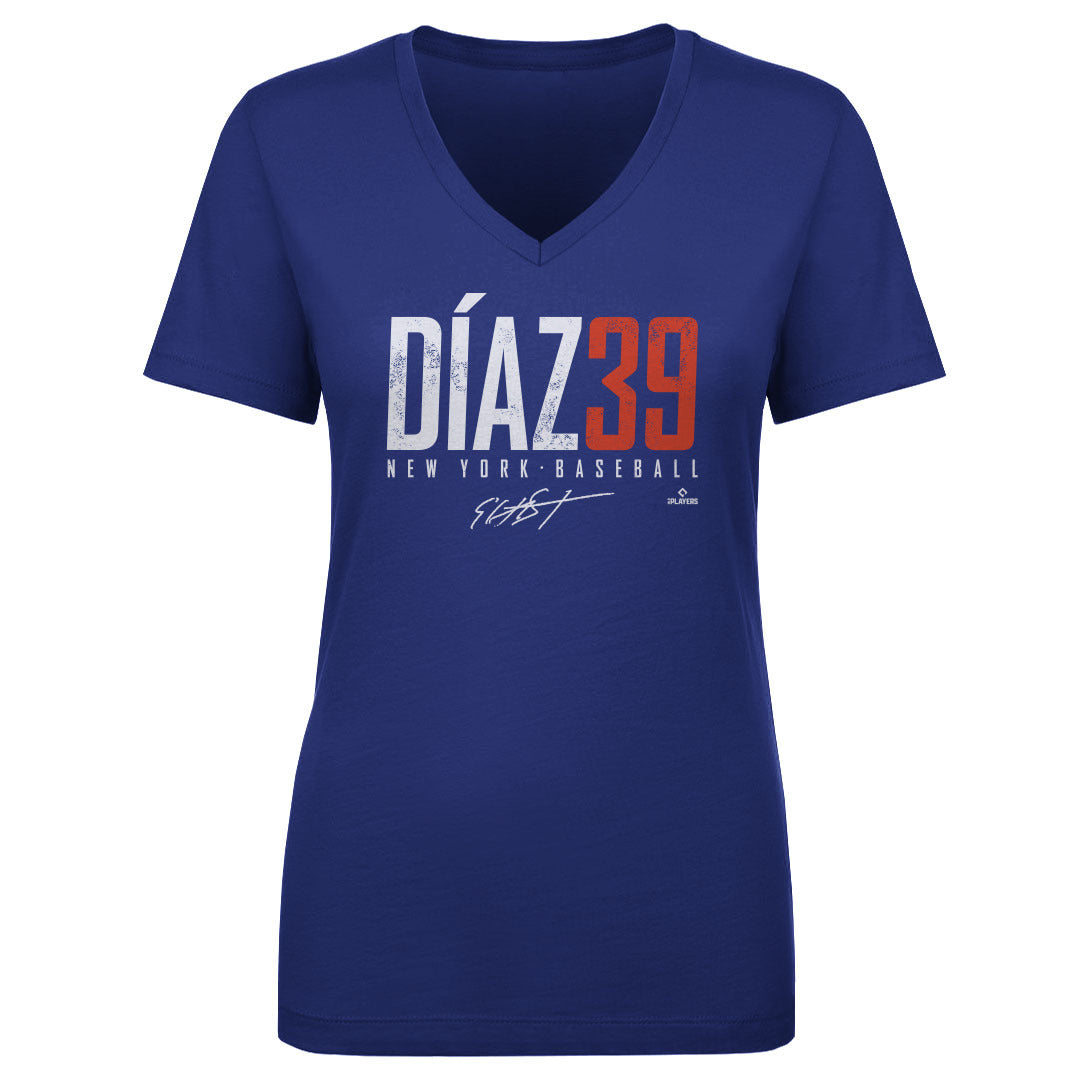 Edwin Diaz Women's V-Neck T-Shirt | 500 LEVEL