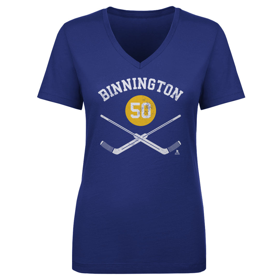 Jordan Binnington Women&#39;s V-Neck T-Shirt | 500 LEVEL