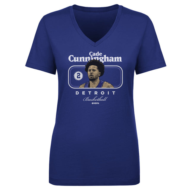 Cade Cunningham Women's V-Neck T-Shirt | 500 LEVEL