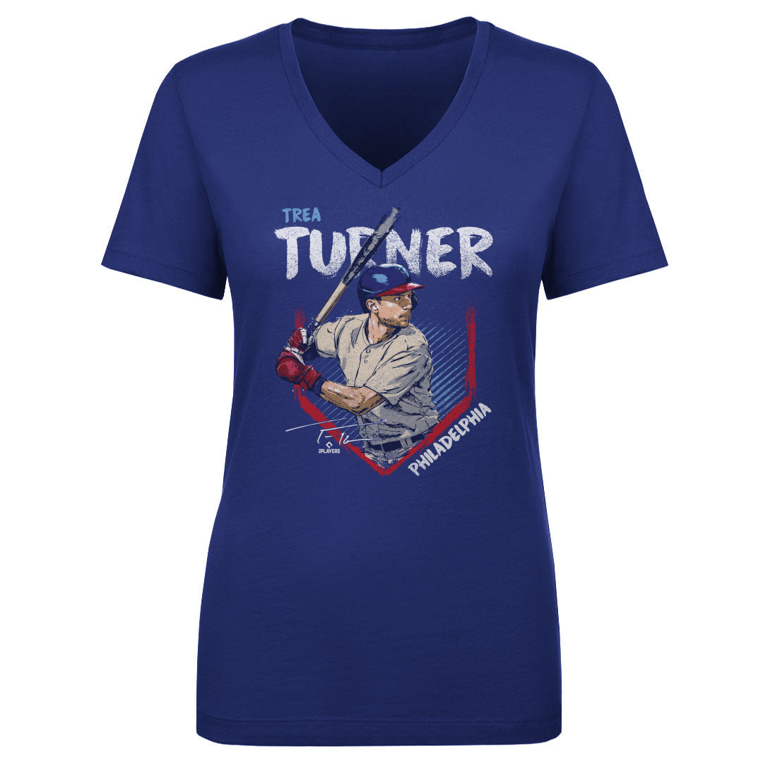 Trea Turner Women's V-Neck T-Shirt | 500 LEVEL