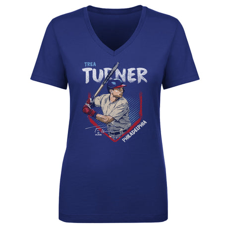 Trea Turner Women's V-Neck T-Shirt | 500 LEVEL